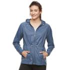 Women's Tek Gear&reg; Water Repellent Windbreaker Jacket, Size: Xl, Med Blue