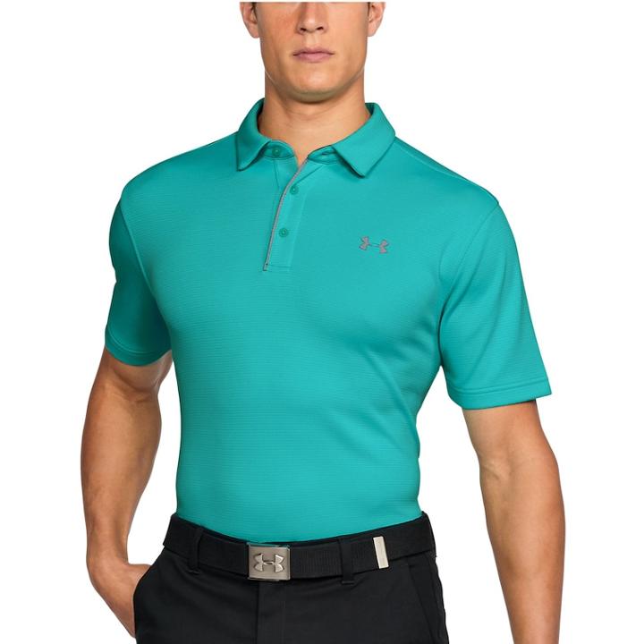 Men's Under Armour Tech Polo, Size: Large, Purple