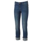 Women's Juicy Couture Cuffed Skinny Jeans, Size: 2, Blue