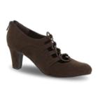 Easy Street Jennifer Women's Ghillie High Heels, Size: Medium (8), Dark Brown