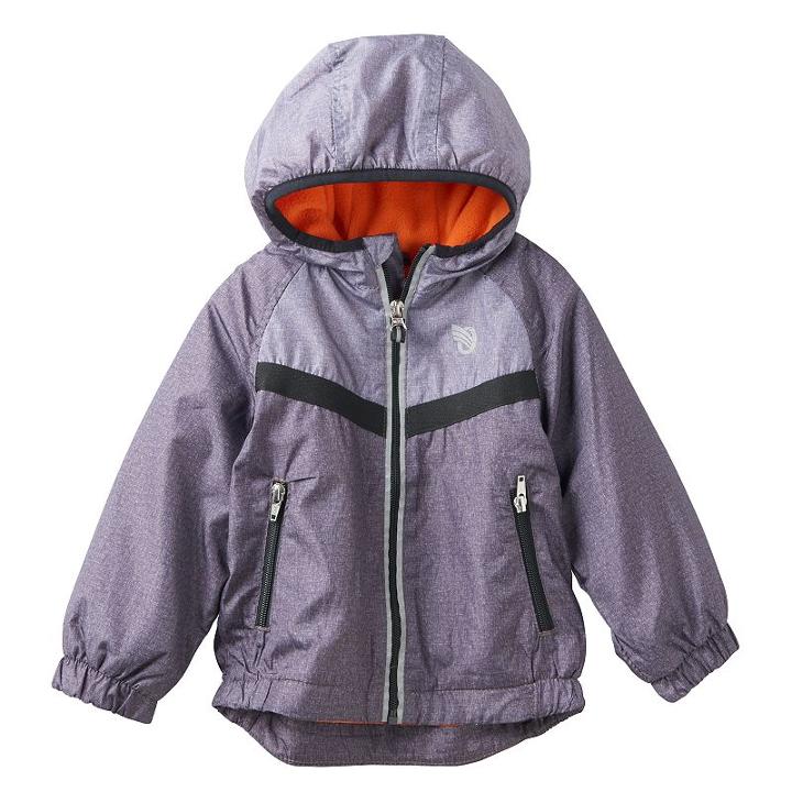 Boys 4-7 Oshkosh B'gosh&reg; Hooded Midweight Jacket, Boy's, Size: 7, Grey