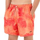 Men's Speedo Solo Voyage Tropical Vaporplus Microfiber Swim Shorts, Size: Xl, Drk Orange
