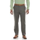 Men's Apt. 9 Slim-fit Sharkskin Stretch Dress Pants, Size: 28x32, Med Beige