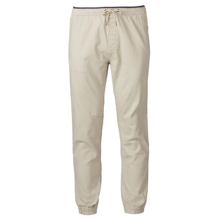 Men's Plugg Harrison Jogger Pants, Size: Large, Lt Beige