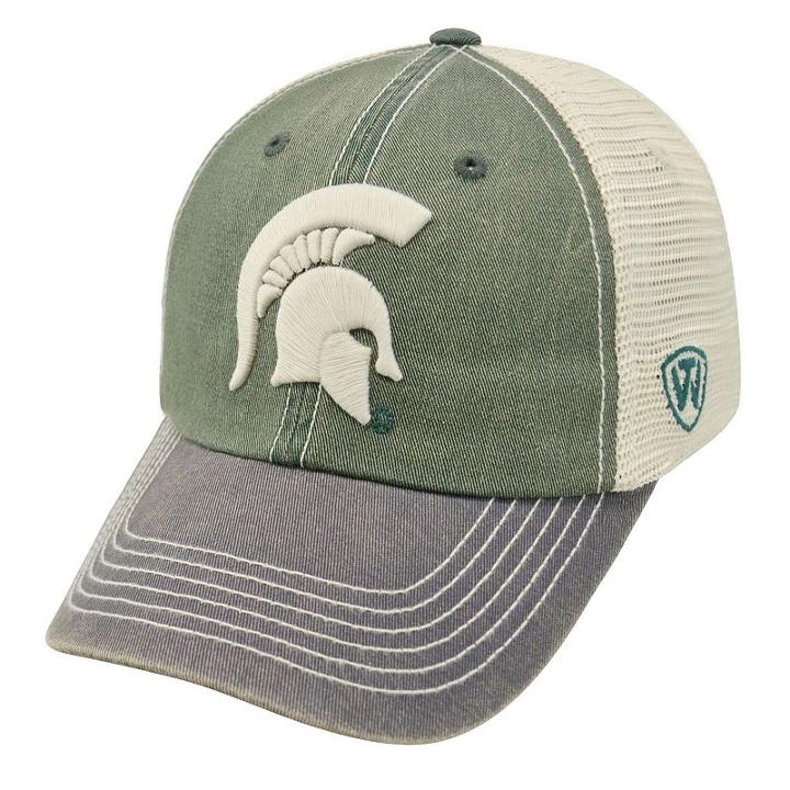 Adult Top Of The World Michigan State Spartans Offroad Cap, Men's, Dark Green