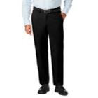 Big & Tall Haggar Coastal Comfort Classic-fit Stretch Flat-front Chino Pants, Men's, Size: 46x29, Black