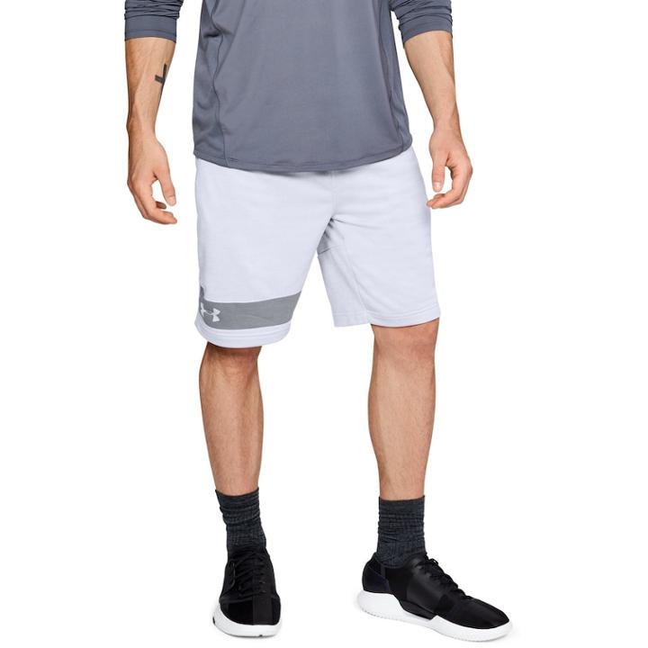 Men's Under Armour Terry Shorts, Size: Medium, White