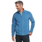 Men's Croft & Barrow&reg; Arctic Fleece Zip-front Jacket, Size: Xl, Dark Blue