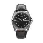 Citizen Men's Leather Watch - Bf0580-06e, Black