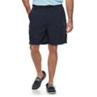 Big & Tall Croft & Barrow&reg; Relaxed-fit Side-elastic Twill Cargo Shorts, Men's, Size: 46, Blue