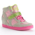 Skechers Plus 2 Girls' Wedge Sneakers, Grey