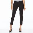 Women's Apt. 9&reg; Skinny Millennium Ankle Pants, Size: 12, Black