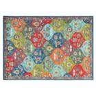 Stylehaven Jacquelyn Floral Panel Rug, Size: 10x13 Ft, Blue