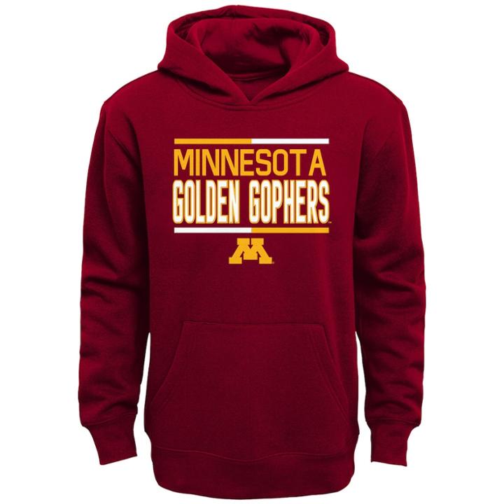 Boys 8-20 Minnesota Golden Gophers Fleece Hoodie, Size: Xl 18-20, Red Other