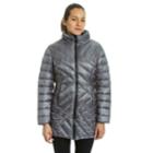 Women's Champion Packable Puffer Coat, Size: Xl, Grey