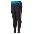 Plus Size Fila Sport&reg; Tracker Colorblock Workout Leggings, Women's, Size: 1xl, Med Green
