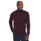 Men's Croft & Barrow&reg; Classic-fit Easy-care Mockneck Pullover, Size: Medium, Drk Purple