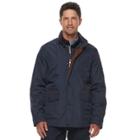 Men's Chaps Patch Pocket Barn Jacket, Size: Xl, Blue (navy)