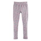 Girls 7-16 So&reg; Seamless Fleece-lined Leggings, Size: Small, Dark Pink