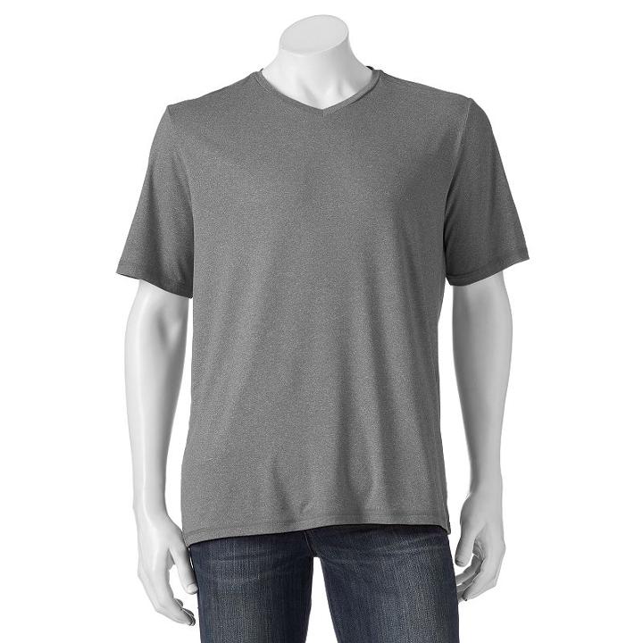 Men's Free Country Heathered Microtech Performance Tee, Size: Xxl, Grey Other