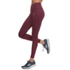 Women's Tek Gear&reg; Performance Side Pocket Midrise Leggings, Size: Small, Dark Red