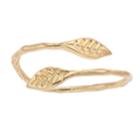 Lc Lauren Conrad Gold Tone Leaf Bypass Ring, Women's, Size: 7