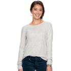Women's Sonoma Goods For Life&trade; Essential Crewneck Tee, Size: Large, Light Grey