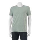 Men's Sonoma Goods For Life&trade; Heathered Everyday Tee, Size: Small, Med Green