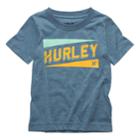 Toddler Boy Hurley Stadium Lines Logo Graphic Tee, Size: 3t, Turquoise/blue (turq/aqua)
