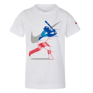 Boys 4-7 Nike Americana Baseball Batter Graphic Tee, Size: 4, White