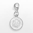 Logoart New York Knicks Sterling Silver Logo Charm, Women's, Grey