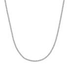 Blue La Rue Stainless Steel Rolo Chain Necklace - 18 In, Women's, Size: 18, Silver