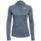 Women's Under Armour Tech Twist Long Sleeve Hoodie, Size: Large, Dark Blue