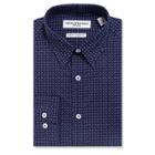 Men's Nick Graham Everywhere Modern-fit Stretch Dress Shirt, Size: L-34/35, Blue (navy)
