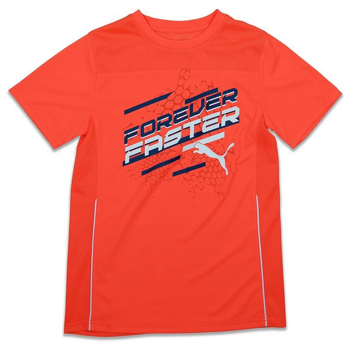 Boys 4-7 Puma Forever Faster Tee, Boy's, Size: 4, Orange Oth