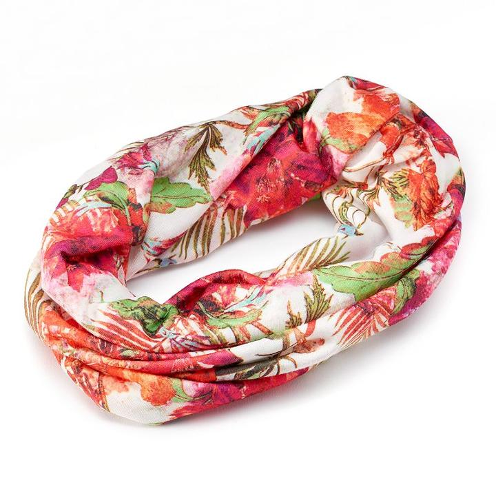 Mudd&reg; Flower Jersey Head Wrap, Women's, Multicolor