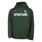 Boys 8-20 Nike Michigan State Spartans Therma-fit Hoodie, Size: Xl 18-20, Green