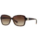 Vogue Vo2942s 55mm Timeless Rectangle Gradient Sunglasses With Swarovski Elements, Women's, White Oth
