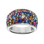Confetti Multicolor Crystal Dome Ring, Women's, Size: 8