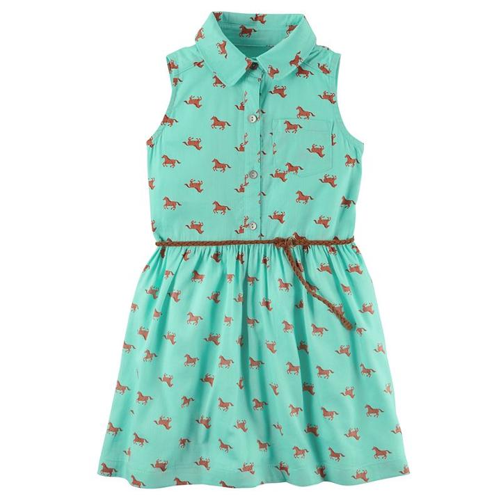 Girls 4-8 Carter's Shirt Dress, Size: 6, Ovrfl Oth