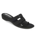 Lifestride Talk Women's Sandals, Size: 6 Wide, Black