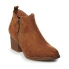 Sonoma Goods For Life&trade; Stone Women's Ankle Boots, Size: Medium (5), Red/coppr (rust/coppr)