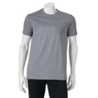 Men's Apt. 9&reg; Modern-fit Engineer-striped Stretch Pocket Tee, Size: Large, Black