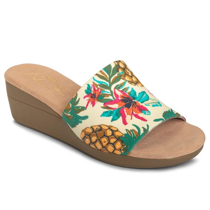 A2 By Aerosoles Sunflower Women's Wedge Sandals, Size: Medium (10.5), Brown Over