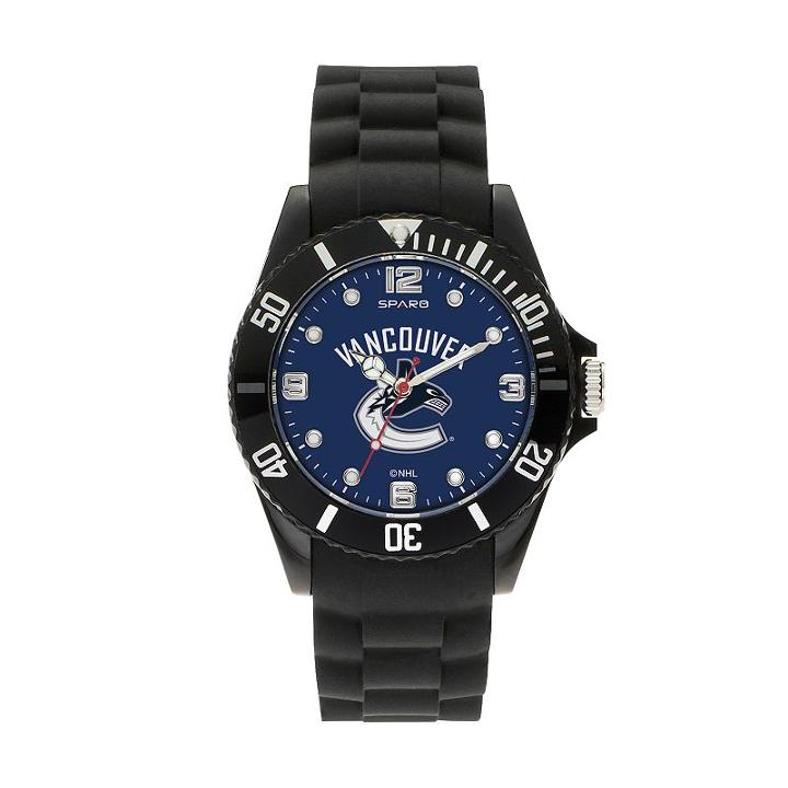 Sparo Men's Spirit Vancouver Canucks Watch, Black
