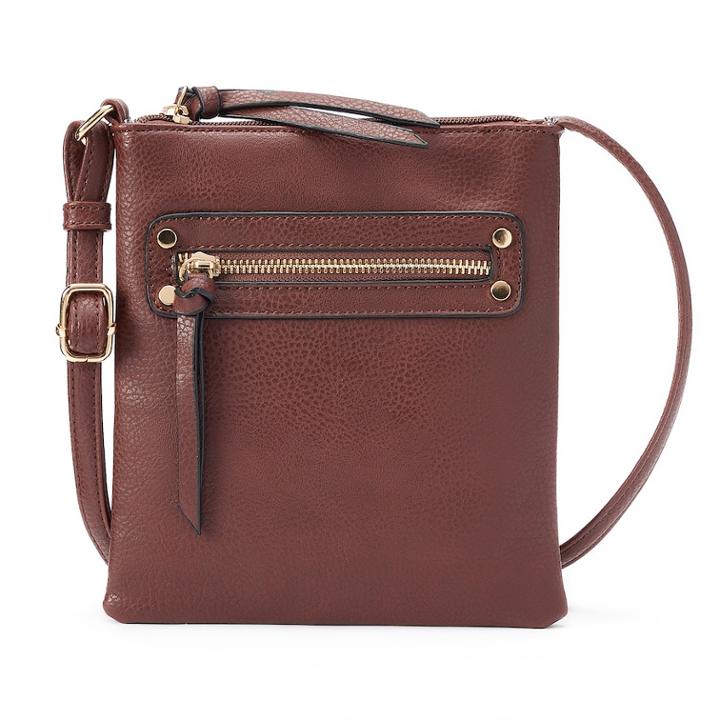 Deluxity Lindsay Crossbody Bag, Women's, Med Brown