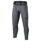 Boys 8-20 Nike Base Layer Three-quarter Leggings, Size: Large, Grey Other
