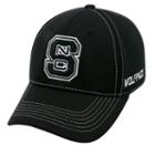Adult Top Of The World North Carolina State Wolfpack Dynamic Performance One-fit Cap, Men's, Black