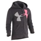 Girls 4-6x Under Armour Logo Graphic Hoodie, Size: 6, Black