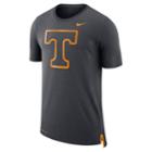 Men's Nike Tennessee Volunteers Dri-fit Mesh Back Travel Tee, Size: Small, Grey (anthracite)